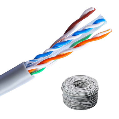 Cáp Ethernet Lan màu xám trần bằng đồng Rosh UTP Mạng ISDN kỹ thuật số