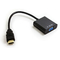 Cáp âm thanh Video HDMI To VGA Adapter Black 1080P VGA To HDMI Converter