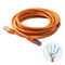 Chiều dài 1000ft màu cam Cáp Ethernet Cat7 600MHz 10gbps